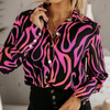 Buiten Blik Elegante damesblouses met geometrische print