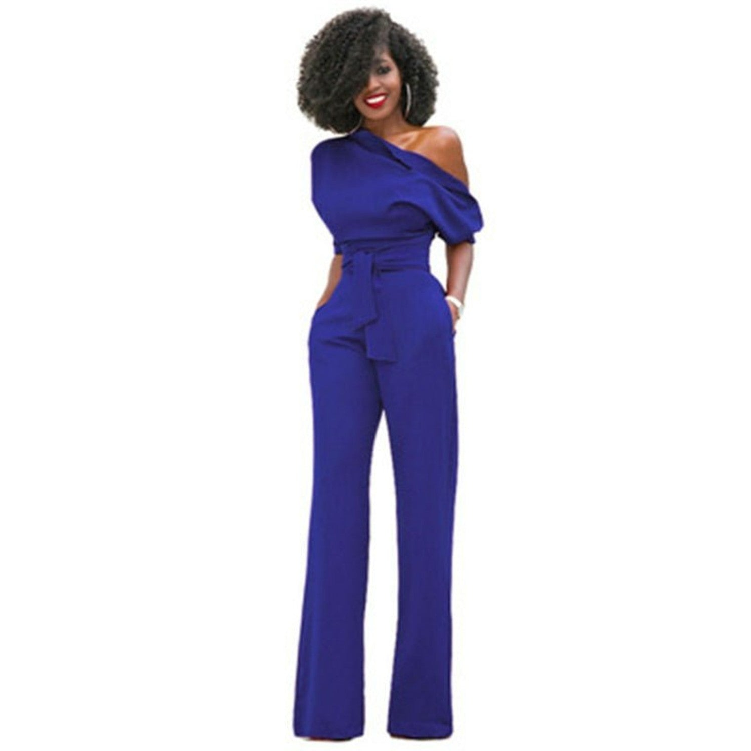 Buiten Blik - Solide bodycon jumpsuit