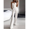 Buiten Blik - Rode mouwloze jumpsuit