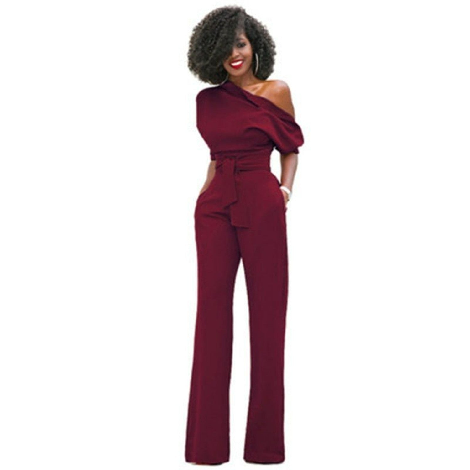 Buiten Blik - Solide bodycon jumpsuit