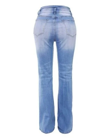 Buiten Blik 2023 Sexy Denim Broek Met Hoge Taille