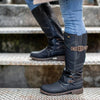 Buiten Blik High Boots Met Gesp