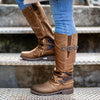 Buiten Blik High Boots Met Gesp