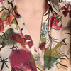 Buiten Blik Flie Einde Boheme Blouse Met Herfst Bloemenpatroon