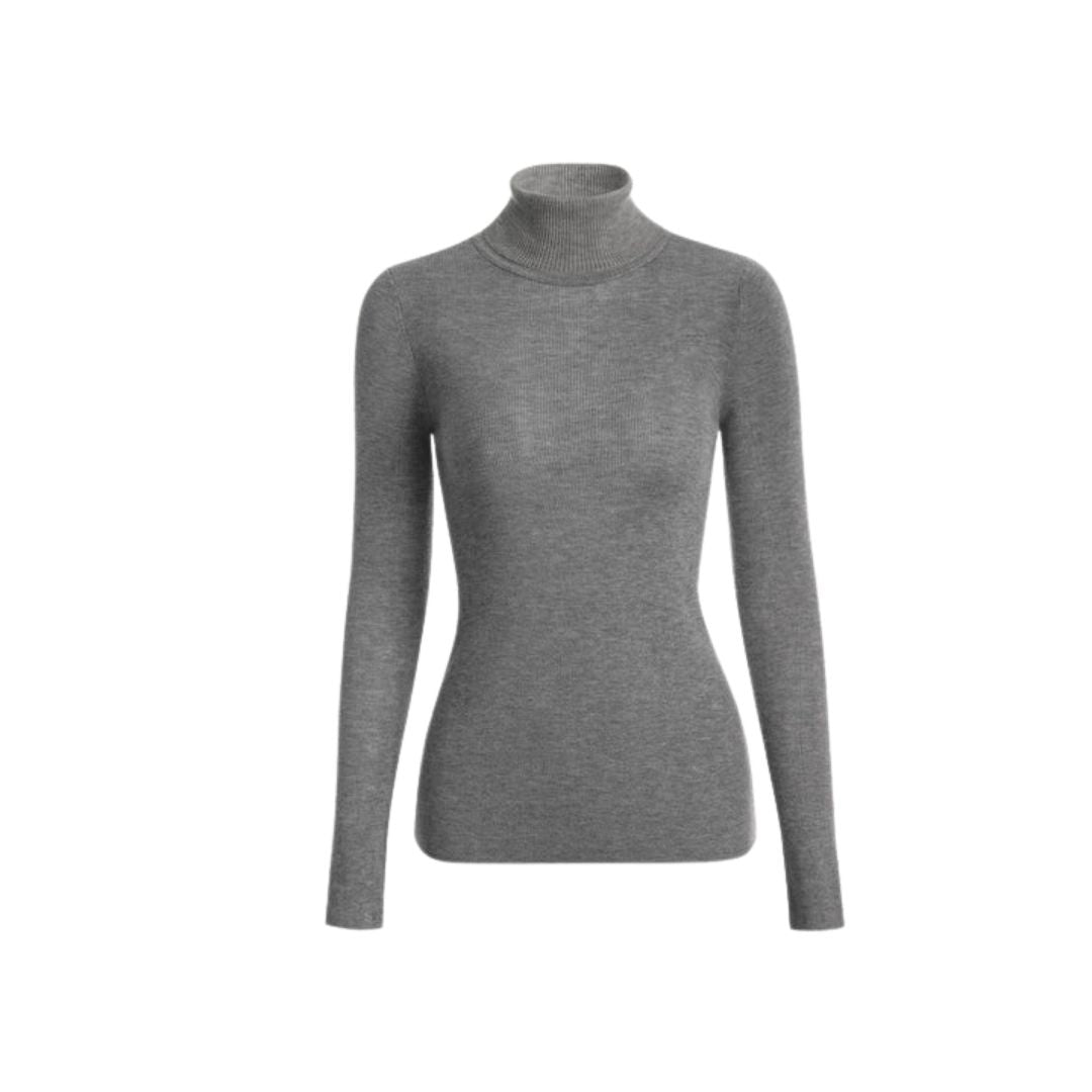 Buiten Blik Classic Turtleneck -Trui In Olive Grun