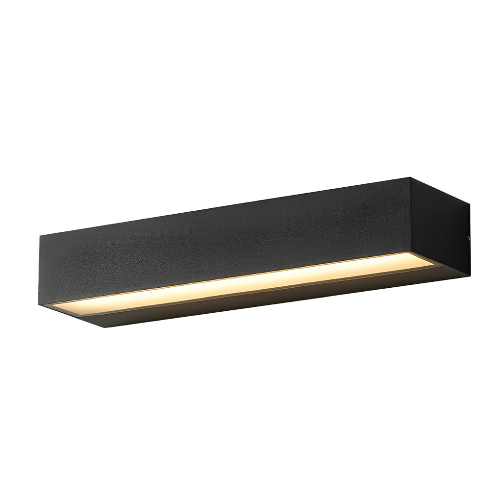 Minimalistische Strip Waterdichte LED Zwarte Moderne Buitenwandlamp