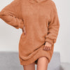 Buiten Blik - Knusse teddy fleece truienjurk