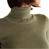 Buiten Blik Classic Turtleneck -Trui In Olive Grun