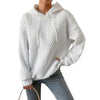 Knusse oversized geweven hoodie met capuchon