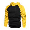 Buiten Blik - Sportieve tweekleurige hoodie voor heren