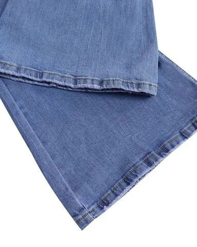 Buiten Blik 2023 Sexy Denim Broek Met Hoge Taille