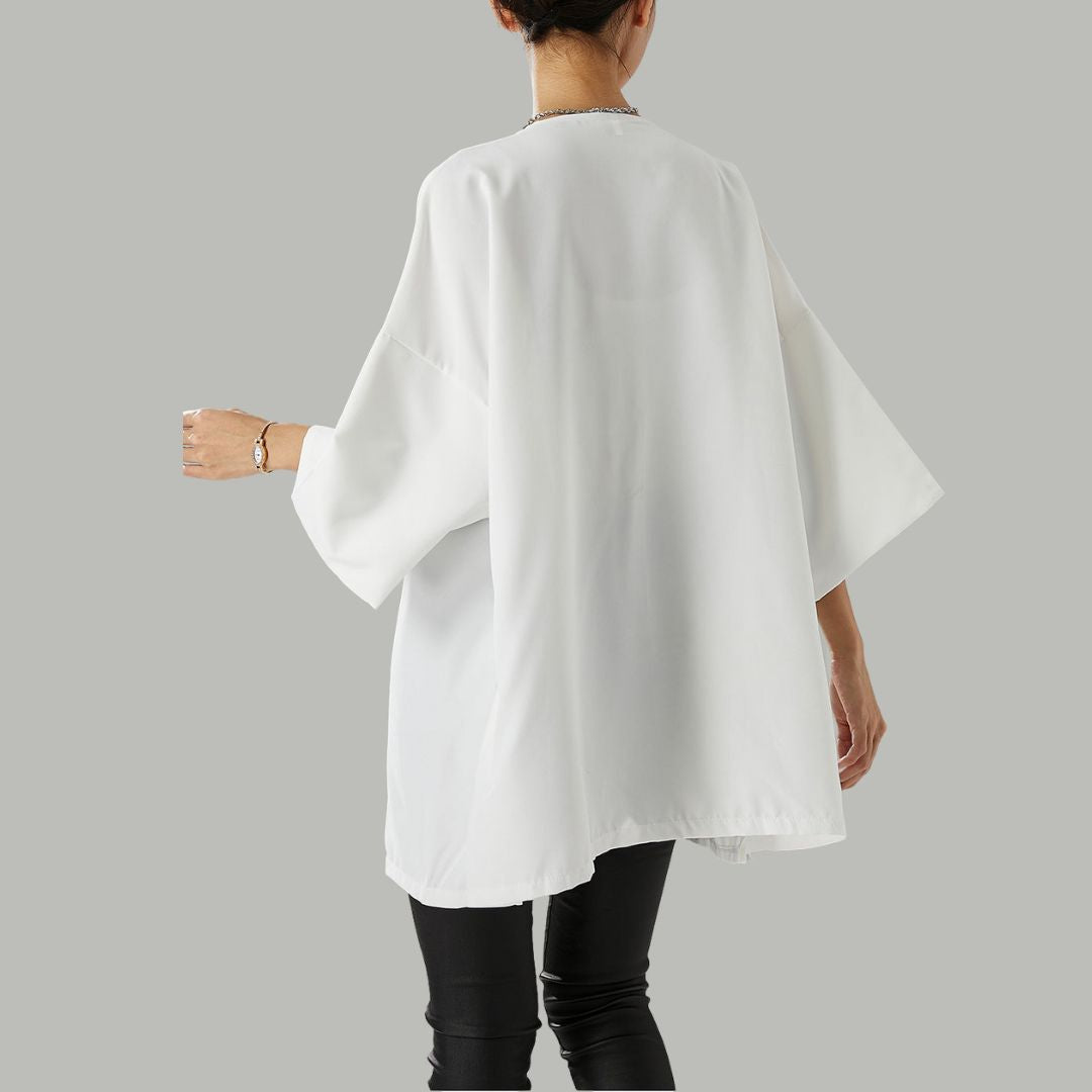 Buiten Blik Moderne Asymmetrische Blouse Met Een Knopbalk