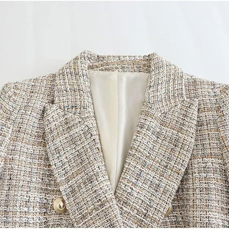 Buiten Blik Chic Geroolde Blazer