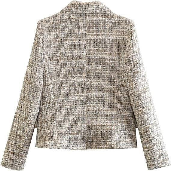 Buiten Blik Chic Geroolde Blazer