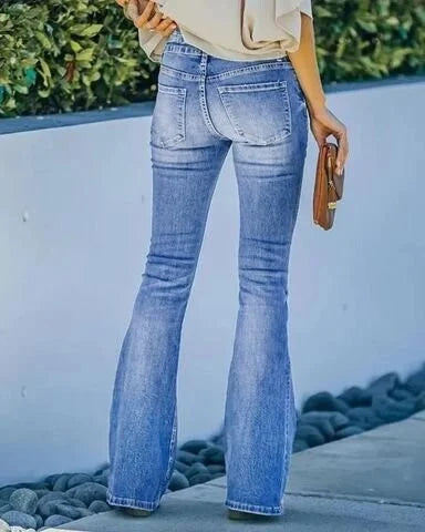 Buiten Blik 2023 Sexy Denim Broek Met Hoge Taille