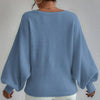 Buiten Blik Breen Sweater Met Schouder -Gebruik En Stekt Patroon