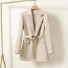 Buiten Blik Elegant Business Blazer Met Een Riem