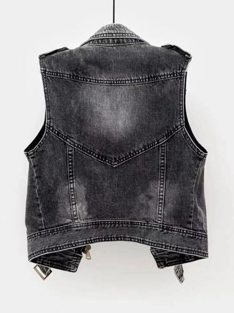 Urban Denim - Dames bodywarmer van denim