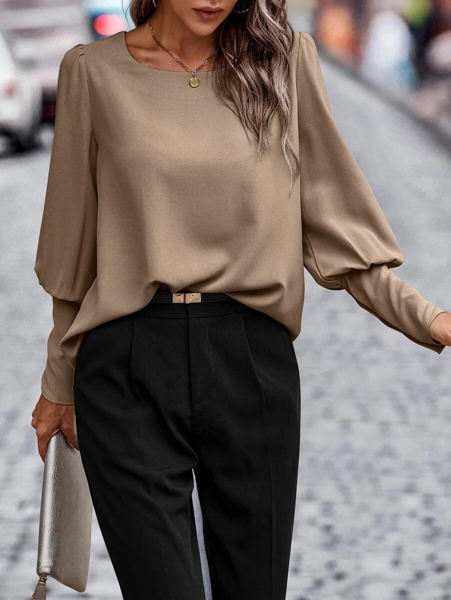 Buiten Blik Modern Long Sleeveved Blouse