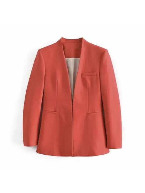 Buiten Blik Stijlvolle Zakelijke Set Voor Dames Blazer Broek