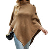 Buiten Blik Asymmetrische Poncho Met Knopdetails