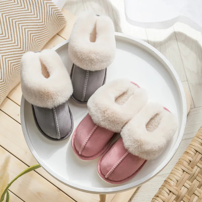 Buiten Blik Plusch Winter Slippers