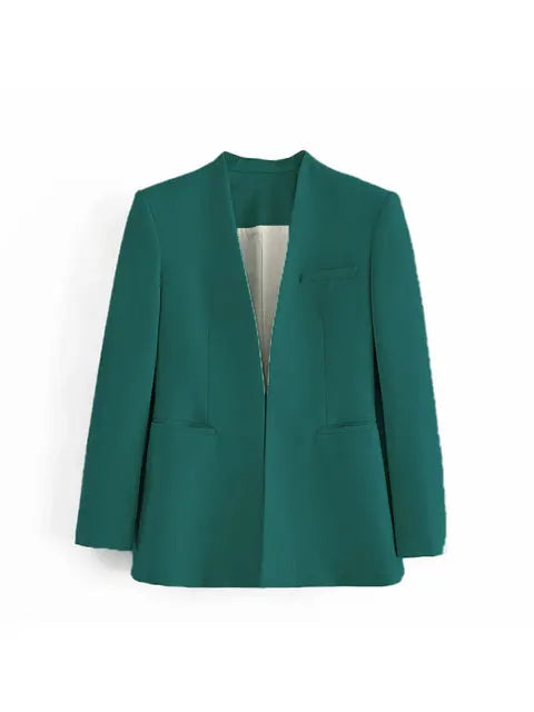 Buiten Blik Stijlvolle Zakelijke Set Voor Dames Blazer Broek