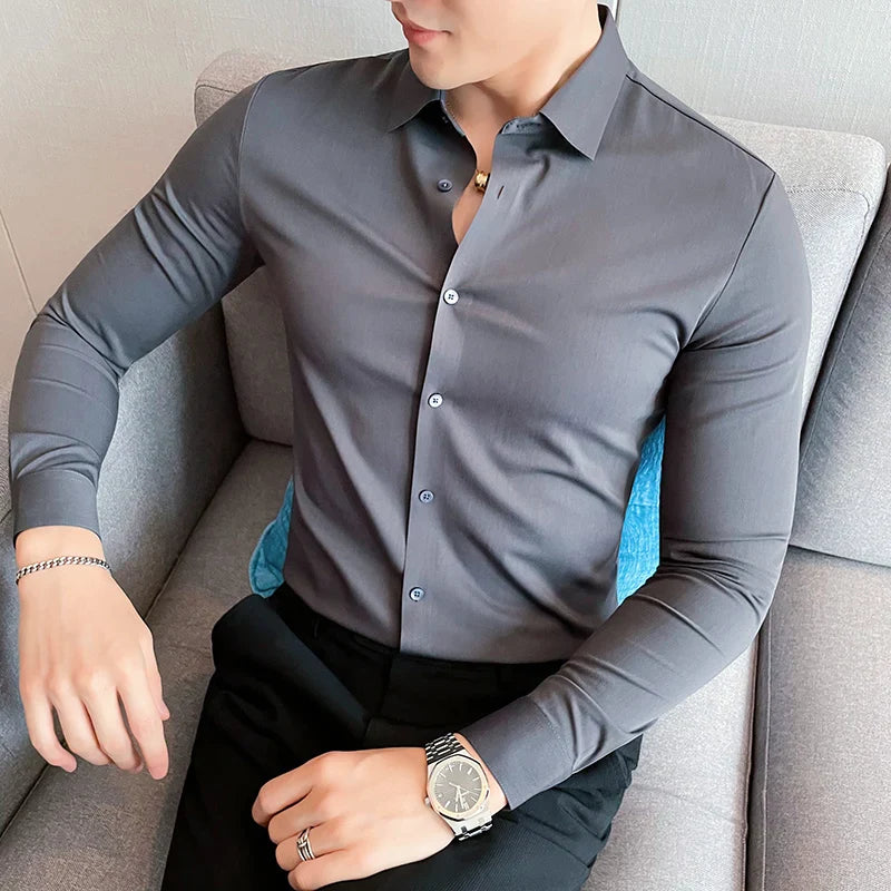 Buiten Blik Business Silk Shirt