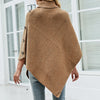 Buiten Blik Asymmetrische Poncho Met Knopdetails