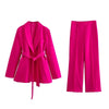 Buiten Blik Stijlvolle Blazer Set Voor Dames Blazer Jasbroek