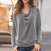 Buiten Blik Lange Arm Shirt Herfst Kleding Mode Losse Chiffon