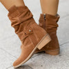 Buiten Blik Classic Boots In Suede Style