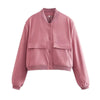 Buiten Blik Bomber Jacket Met Knoppen