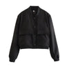 Buiten Blik Bomber Jacket Met Knoppen