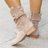 Buiten Blik Classic Boots In Suede Style