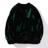 Buiten Blik Soft Structure Sweater Met Een Abstract Patroon