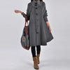 Buiten Blik Chic Swing Coat Met Coltrui