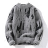 Buiten Blik Soft Structure Sweater Met Een Abstract Patroon