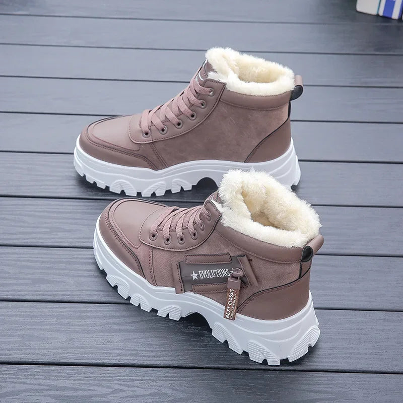 Buiten Blik Plusch Winter Boots Voor Vrouwen