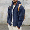 Moderne fleece sherpa pullover voor heren