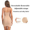 Dames Stretch Rechte Jurk Met Ondersteunende Cup Eenvoudige Sexy Jurken Spaghetti Band Buis Bodycon Eendelig Onderjurk