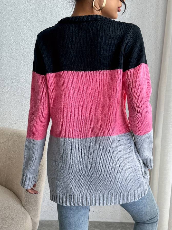 Buiten Blik Cardigan Met Knopsluiting