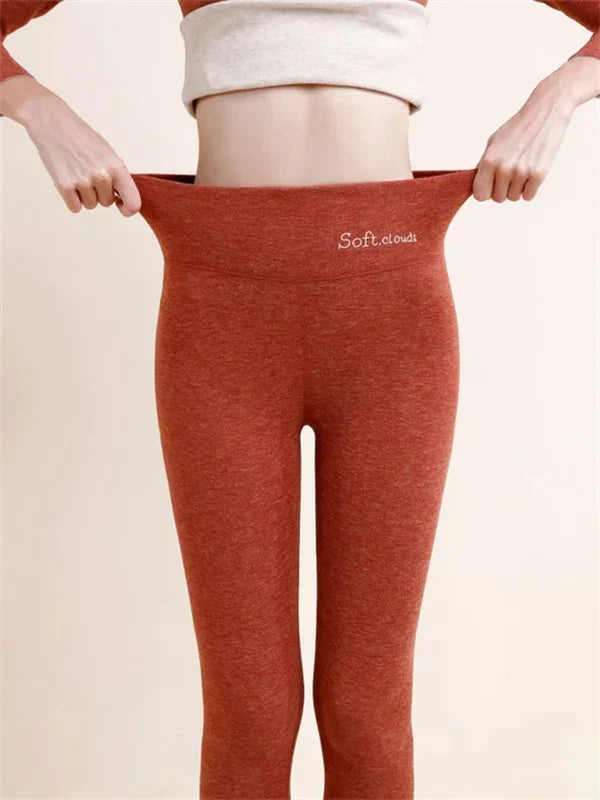 Buiten Blik Thermo -Legging Met Fleece Feed Voor Vrouwen