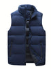 Buiten Blik Autumn Winter Light Armellosis Rits Omhoog Opgevuld Vest Met Borstzakken