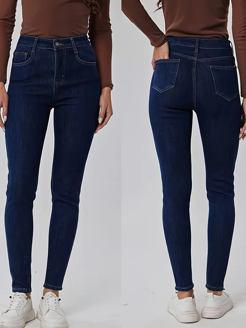 Fleece Food Verlaat Een Skinny Jeans