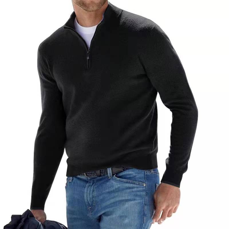 Buiten Blik Basic Men'S Sweater Met Een Rijpe Sluiting