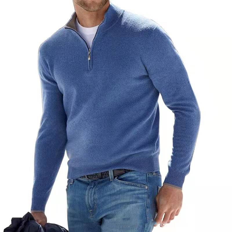 Buiten Blik Basic Men'S Sweater Met Een Rijpe Sluiting