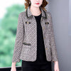 Buiten Blik Tweed Blazer Met Een Contrastvoorraad En Knoopdetails